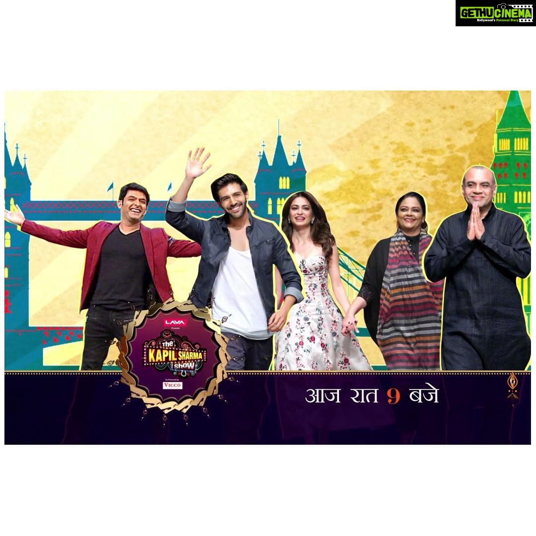 Kartik Aaryan Instagram - #TheKapilSharmaShow 😆😆 Tonight at 9pm on @sonytvofficial 📺