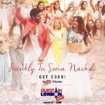 Kartik Aaryan Instagram – ‪Frankly Gaana jaldi aane vaala hai🎧‬
‪Stay tuned for ‬
‪#FranklyTuSonaNachdi @PanoramaMovies @kriti.kharbanda ‬
#GuestiinLondon #16June