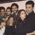 Kartik Aaryan Instagram - About last night !! Thanx @manishmalhotra05 for such an amazing party @khatriimtiaz @rohiniyer @karanjohar @aditiraohydari :))