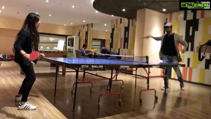 Kartik Aaryan Instagram - Playing after so long 🏓 ....💥