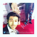 Kartik Aaryan Instagram - At the Filmfare Awards last night #britanniafilmareawards