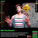Kartik Aaryan Instagram - #Repost @missmalini with @repostapp. ・・・ What a monologue! @kartikaaryan <3 #100DaysOfBollywood #Day89 #MM100Days Thank you #missmalini @teammissmalini