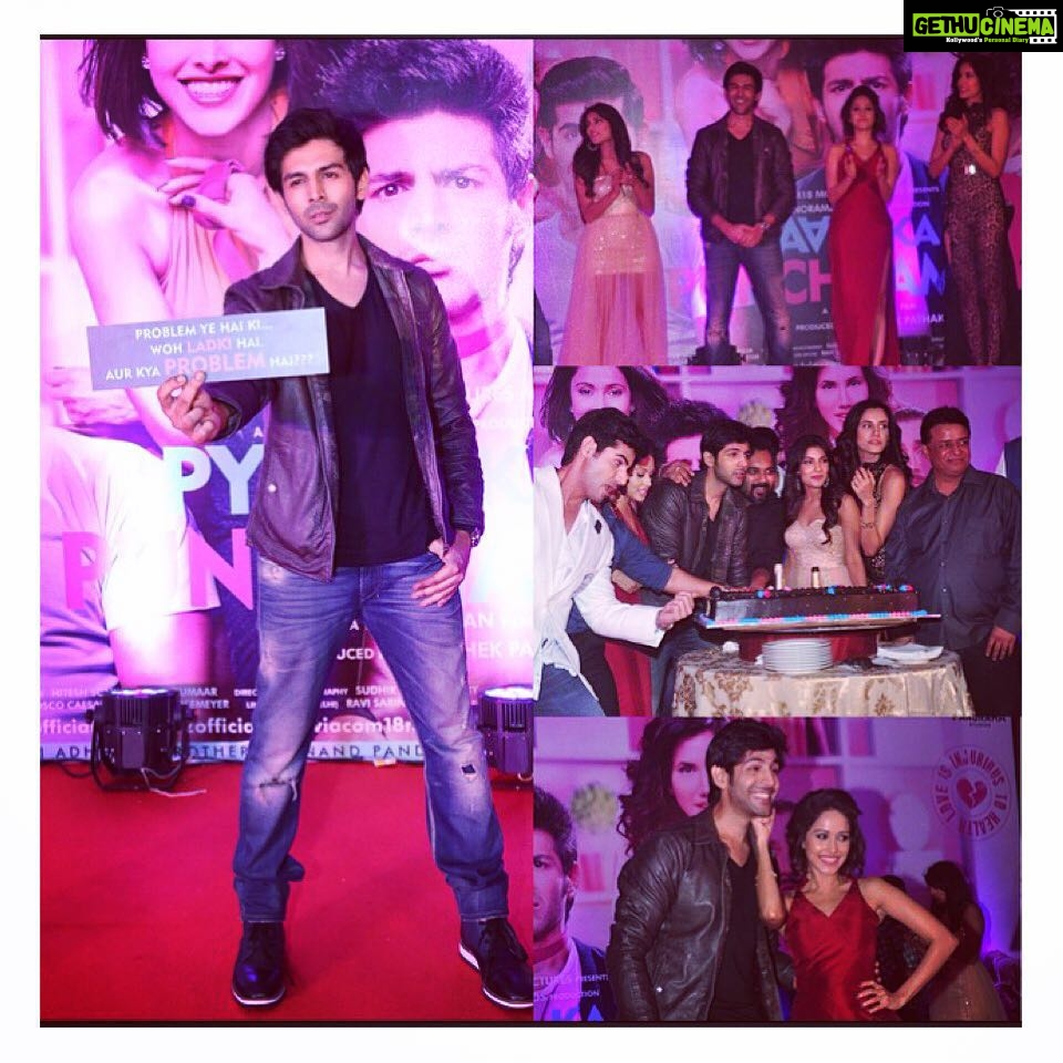 Kartik Aaryan Instagram - Pyaar ka punchnama 2 success party :) Thank you for all the love 🙏