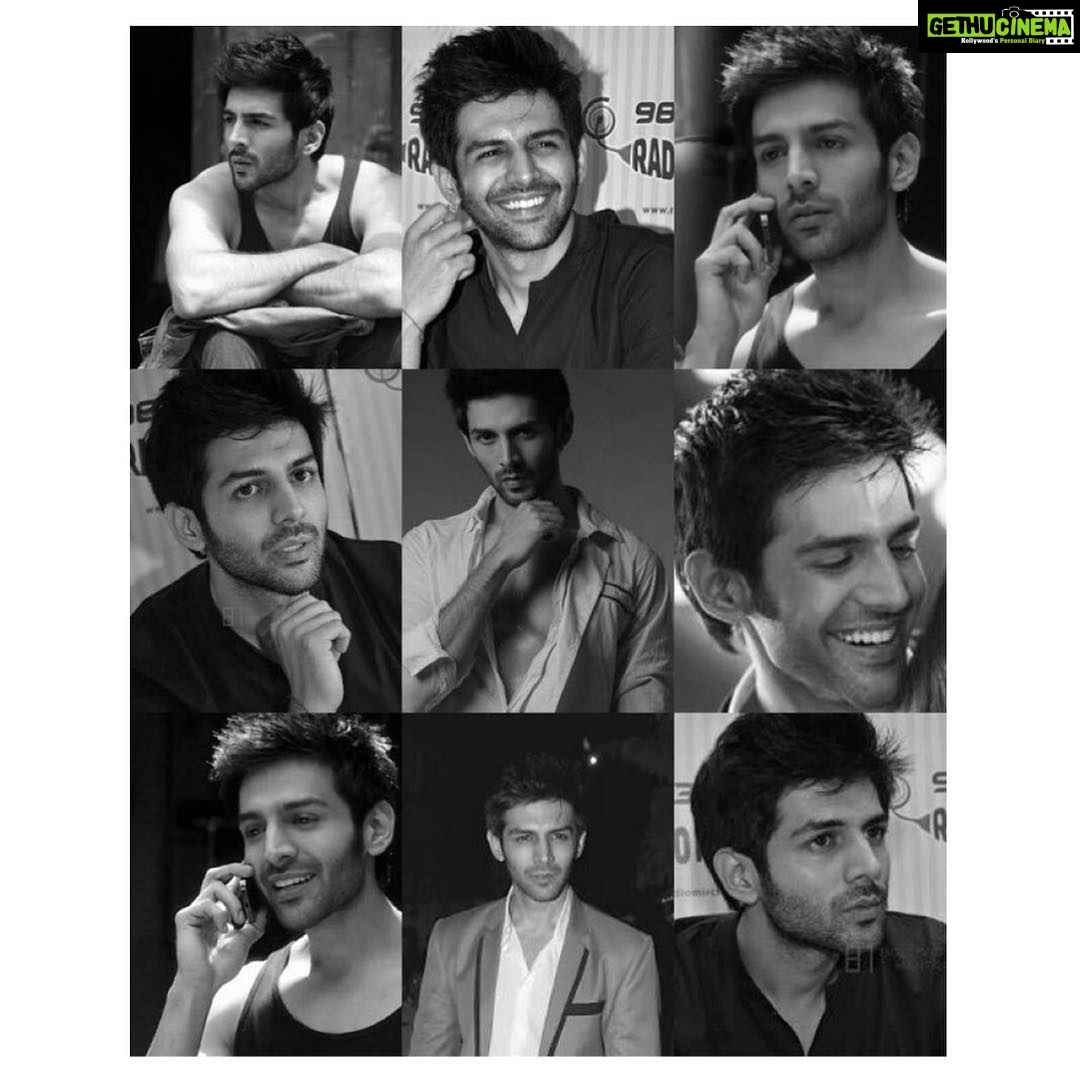 Kartik Aaryan Instagram - I love it. Thank you so much for the collage :)