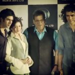 Kartik Aaryan Instagram - #subhashghai #imtiazali #kaanchi #kartikaaryan #pictureperfect #dapper #black #trailer #event #instahub #instalike #muktaarts