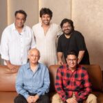 Kartik Aaryan Instagram - Team 'A' ❤️🎶 #AnuragBasu #Pritam #BhushanKumar #MukeshBhatt 🙏🏻