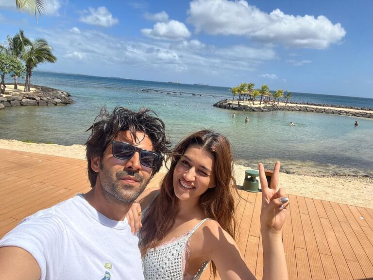Kartik Aaryan Instagram - Met this Kute gal in Mauritius