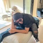 Kartik Aaryan Instagram - Ye mujhe kaam nahi karne degi @katoriaaryan 🐾❤️