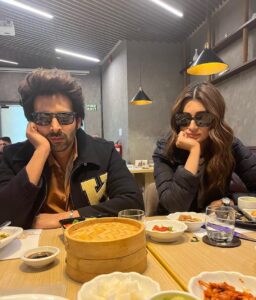 Kartik Aaryan Instagram - Disclaimer: Apna aur Rohit ka post daala toh Kriti ne mujhse yeh post zabardasti karwaya hai !! #Shehzada 👑