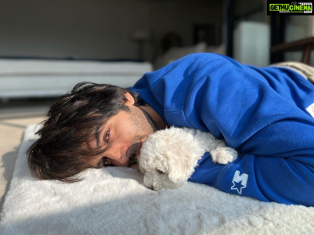 Kartik Aaryan Instagram - Its been a relaxing sunday for us both