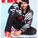 Kartik Aaryan Instagram - How to decode what God gave me? 🙏🏻🤟🏻 . . #Repost @mansworldindia #NovemberCover Having charmed his way to the box office and into people’s hearts, our November cover star, Kartik Aaryan , upgraded his dream from becoming a Bollywood actor to becoming the next superstar, and he has a slew of interesting films to back him up on this. Photographer: @taras84 Art Director: @tanvi_joel Fashion Editor: @neelangana Hair - @milankepchaki Makeup - @vickysalvi22 Wardrobe Courtesy: Superdry @superdryindia @superdry #KartikAaryan #MWCover #MansWorldIndia