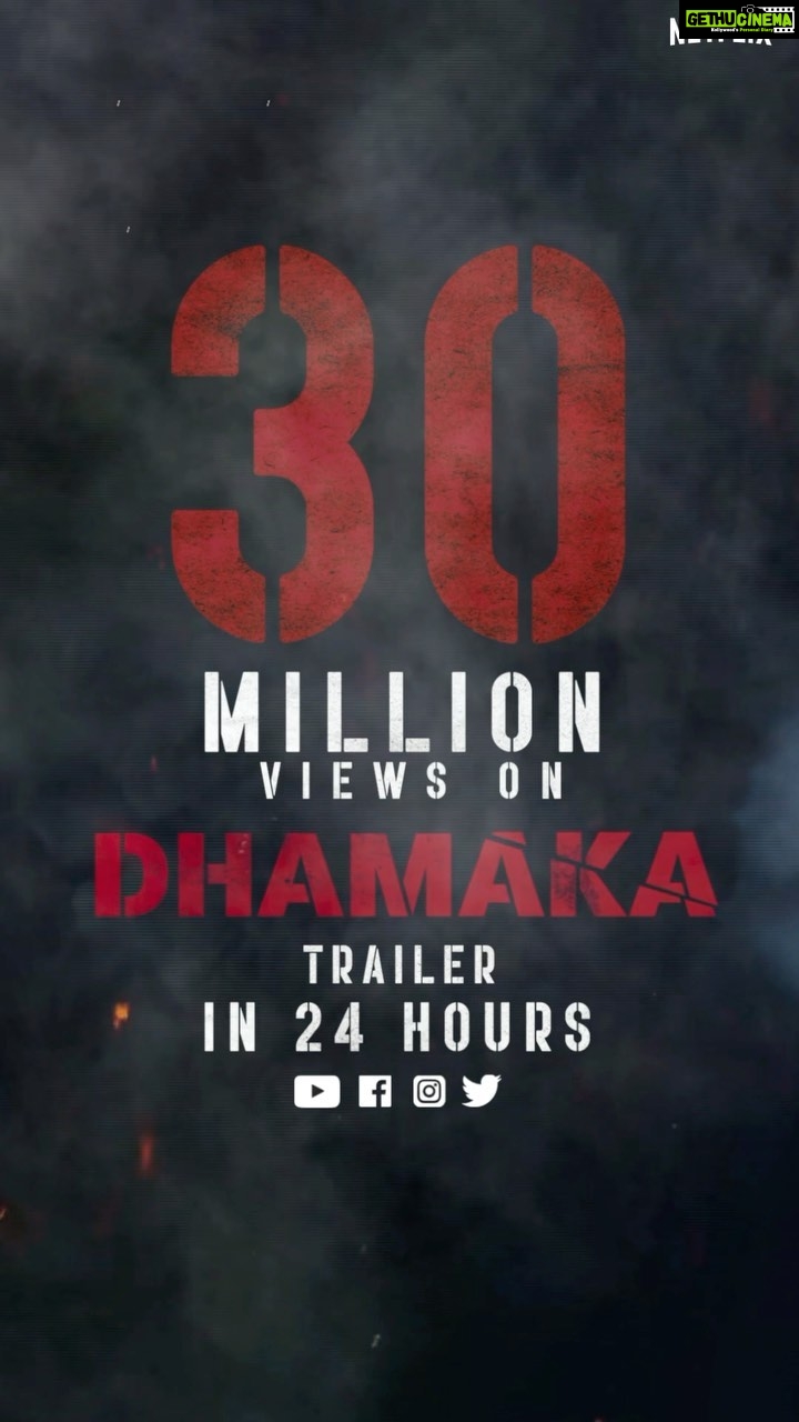 Kartik Aaryan Instagram - So Grateful for all the love ❤️🙏🏻 #Dhamaka 🔥 19 Nov, 2021 @madhvaniram @ronnie.screwvala @netflix_in @amitamadhvani @rsvpmovies @mrunalthakur @amrutasubhash @strictlyvikas @vishwajeetpradhan @puneetvuneet @chaayaankan @SiaBhuyan @rheaazz @kayozeirani @theiatekchandaney @nidhirungta1 @jaykanojia @manoharvermaaction #AbhimanyuRay @vishalkhurana_ @officialrmfilms