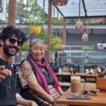 Kartik Aaryan Instagram - Met Jimmy’s dadi Grandma Momo ❤️👵🏻
