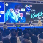 Kartik Aaryan Instagram - Jaha Youth Vaha Kartik 😂 National Youth Conclave 2022 @komal.nahta sir 🙏🏻 Jodhpur ❤️ Jodhpur Rajsthan