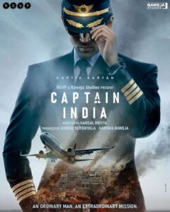 Kartik Aaryan Instagram - When a man goes beyond the call of duty 🇮🇳 With great pride and honour, we bring to you #CaptainIndia 🧑🏻‍✈️ @hansalmehta sir 🙏🏻 @rsvpmovies @bawejastudios #RonnieScrewvala #HarmanBaweja @soniyeah22 @vicky_bahri @sanchit421 @iampriyadarshee @karanvyas11 @avigowariker