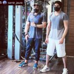 Kartik Aaryan Instagram - 😤🤫 #Repost @samir_jaura Kartik Aaryan all set to shape up for his next! #samirjaura #fitnesscoach #health #bollywood #kartikaaryan #movie