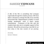 Kartik Aaryan Instagram - 🙏🏻 #Repost @sameervidwans