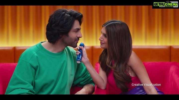 Kartik Aaryan Instagram - Romance ko karo Refresh 😎 @tarasutaria @engagebyitc 🤟🏻