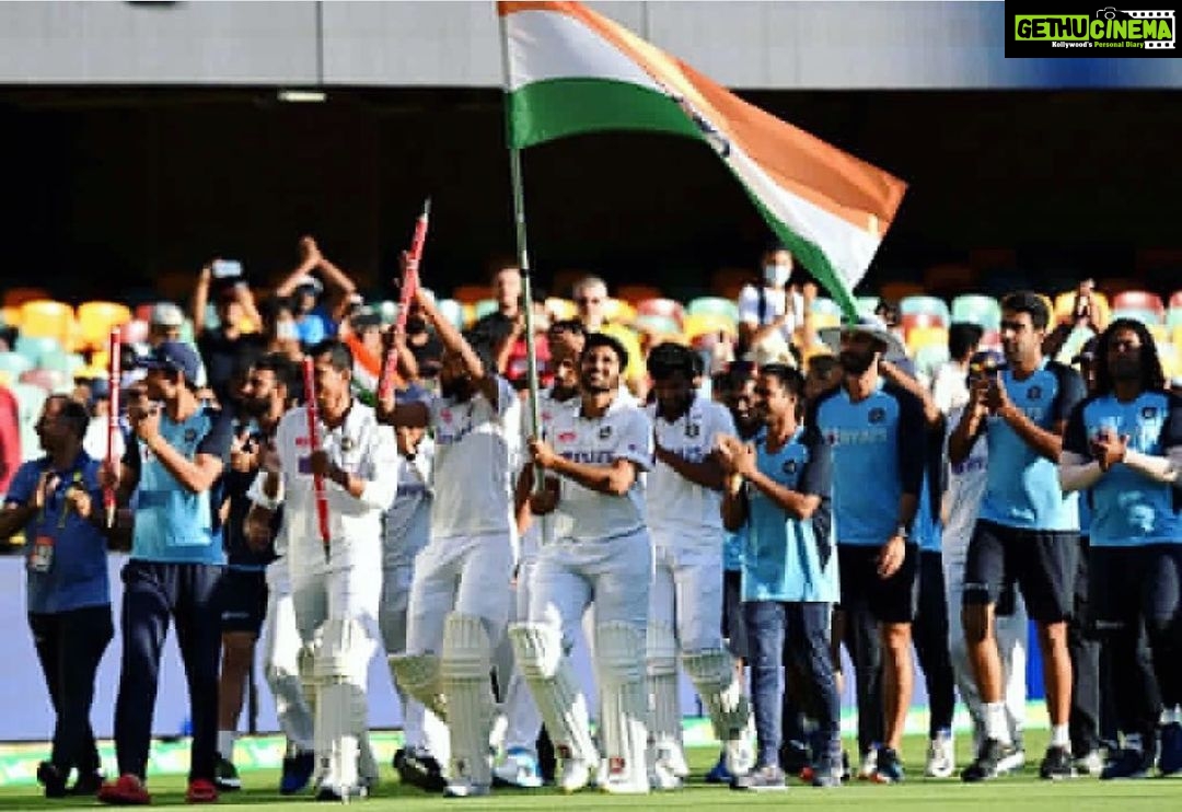 Kartik Aaryan Instagram - Iss Match pe toh Film banni chahiye What a Historic Win 🇮🇳❤️ #TeamIndia 👏🏻👏🏻👏🏻👏🏻👏🏻