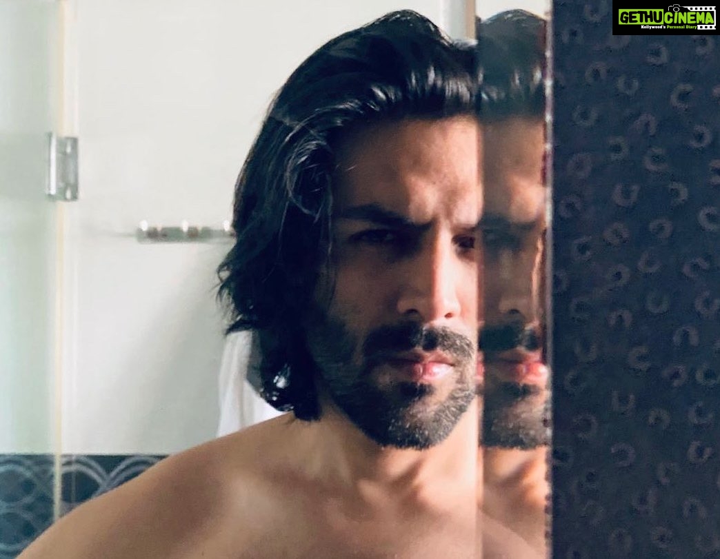 Kartik Aaryan Instagram - Mirror never lies