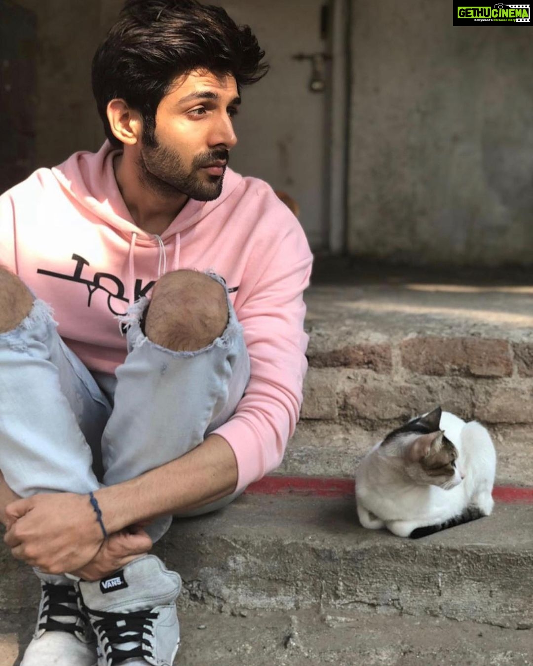 Kartik Aaryan - 1.5 Million Likes - Tom and Jerry waiting for vaccine 💉
#SocialDistancing