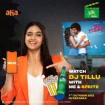Keerthy Suresh Instagram - Come find me at Hyderabad’s most Chill Friday. Join me for an amazing experience of picnic style screening of DJ Tillu   Y’all coming? Drop a comment Snacks & Sprite on house! Venue – Novotel Hyderabad Convention Centre Time – 7pm onwards Grab your bean bag NOW! @Sprite_india @ahavideoIn @Clubsunsetcinema #SpriteFridayRelease #Sprite #Aha #ClubSunsetCinema #SpriteChillFriday