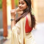 Keerthy Suresh Instagram - ഹൃദയം നിറഞ്ഞ ഓണാശംസകൾ! 🌸 #OnamVibes #Maamannan