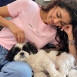 Keerthy Suresh Instagram - @iamnyke’s birthday and yes a perfect day indeed 🐶 #KAndNyke #HomeSweetHome