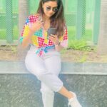 Keerthy Suresh Instagram - Just thought I’ll add some colors to the feed 🤷‍♀️🌈
