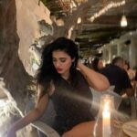 Ketika Sharma Instagram - Candles and evenings 🖤 #subtle #glitter ##jumper #mood #simple #pleasure #and #joy #evening #ootd #strong #vibe #goodvibes #lights #candles #fancy #diner #dinner #with #friends #bffs #grateful #loveandlight
