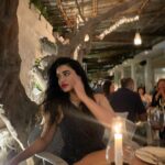 Ketika Sharma Instagram - Candles and evenings 🖤 #subtle #glitter ##jumper #mood #simple #pleasure #and #joy #evening #ootd #strong #vibe #goodvibes #lights #candles #fancy #diner #dinner #with #friends #bffs #grateful #loveandlight