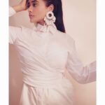 Ketika Sharma Instagram - Just @rashmitathapa doing her 🪄things and @arifminhaz adding a whole new edge #talentedpeople 🤷🏼‍♀️ Wearing @anysaofficial X @new_sense_branding Jewellery @knnotcase X @zowed_hyderabad Photo Asst @thejaswitanneru Styling team @aishwarya128 #high #fashion #styled #look #monochrome #moodboard #shoot #and #portraits #monochromatic #looks #white #and #green #sharp #promotional #look #throwback