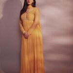Ketika Sharma Instagram - A golden state of mind 👑 Wearing @issadesignerstudio Styled by @rashmitathapa 💛 Styling team @aishwarya128 💛 Shot by @arifminhaz 🔥 Photo Asst @thejaswitanneru Jewellery @spillthebead #anarkali #anarkalisuits #ethnicwear #yellow #my #happy #colour #styled #for #rangarangavaibhavanga #promotions #throwback #loveandlight