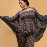 Ketika Sharma Instagram - How joyful is this look though? 🐒 Styled by @rashmitathapa Shot by @pranav.foto Outfit @soupbysougatpaul Jewellery @baublebazaar.in from @zowed Wedding Lounge & Store HYDERABAD Makeup and hair @thimmapa #throwback #to #lakshya #promotions #look #ootd #colours #and #patterns #experimental #joyful #gratitude #loveandlight