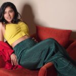Ketika Sharma Instagram - Prefer living in colour 🧚‍♀️ #2 Styled by @rashmitathapa Photographed by @deepaksurya.fotografia #colourblock #red #coudroyjacket #candids #and #posed #loveandlight #feeling #this vibe #mood #for #boldcolours #colourful #living #styled #ootd #gratidao