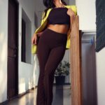 Ketika Sharma Instagram - Mood 💛 Styled by @rashmitathapa 💕 Blazer @hafsathecouture Makeup and hair - @makeup_by_himashruthi Shot by @pranav.foto 🙌 #throwback #romantic #movie #interviews #oftd #ootd #yellow #blazer #styled #sunkissed #mood #hairflip #blessed #grateful #loveandlight