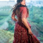 Ketika Sharma Instagram - It’s the lehenga with the dramatic flair not me 💁🏻‍♀️ Outfit - @tanva_by_deepika Photography - @they_call_me_keshu Stylist - @sandhya__sabbavarapu Styling team - @team_sandhya @rashmi_angara @thumu_bhavana @sirichandana_medi Makeup and hair - @makeuphairbyrahul #lehenga #big #mood #drama #on #point #always #hairflips #twists #turns #rangarangavaibhavanga #promotional #looks #lovingit #promotion #gratidão #loveandlight