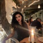 Ketika Sharma Instagram - Candles and evenings 🖤 #subtle #glitter ##jumper #mood #simple #pleasure #and #joy #evening #ootd #strong #vibe #goodvibes #lights #candles #fancy #diner #dinner #with #friends #bffs #grateful #loveandlight