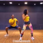 Ketika Sharma Instagram – with the one and only @melvinlouis 🙌🏼
on Laal bindi by @akullofficial 
##Dancing #yellow #in #sync #grateful #positivevibes #loveandlight