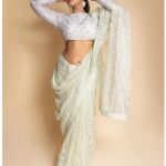 Ketika Sharma Instagram - She moves to her own music. Wearing @apekshathelabel Jewellery @houseofqc Styled by @rashmitathapa Styling team @aishwarya128 Shot by @pranav.foto #saree #throwback #trailer #launch #tb #green #cant #get #enough #styled #promotions #look #gratidão #loveandlight