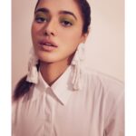 Ketika Sharma Instagram - Just @rashmitathapa doing her 🪄things and @arifminhaz adding a whole new edge #talentedpeople 🤷🏼‍♀️ Wearing @anysaofficial X @new_sense_branding Jewellery @knnotcase X @zowed_hyderabad Photo Asst @thejaswitanneru Styling team @aishwarya128 #high #fashion #styled #look #monochrome #moodboard #shoot #and #portraits #monochromatic #looks #white #and #green #sharp #promotional #look #throwback