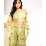 Ketika Sharma Instagram - She’s one with the wild butterflies 🖤 Stylist- @dilesha_shafa Outfit - @perniaspopupshop Hyderabad Designer- @kalista.official Jewellery- @thetrinkaholic Photographer - @shareefnandyala Makeup and hair - @thimmappa180 #green #my #promotions #vibe #and #colour #for #rangarangavaibhavanga #cool #quirky #outfits #styled #fun #stuff #gratitude #loveandlight