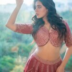 Ketika Sharma Instagram - It’s the lehenga with the dramatic flair not me 💁🏻‍♀️ Outfit - @tanva_by_deepika Photography - @they_call_me_keshu Stylist - @sandhya__sabbavarapu Styling team - @team_sandhya @rashmi_angara @thumu_bhavana @sirichandana_medi Makeup and hair - @makeuphairbyrahul #lehenga #big #mood #drama #on #point #always #hairflips #twists #turns #rangarangavaibhavanga #promotional #looks #lovingit #promotion #gratidão #loveandlight