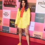 Kirti Kulhari Instagram - #thelist 💛 Is it on YOUR LIST ?? Now streaming on @amazonminitv which is on #amazon shopping app. ❤️ @roykapurfilms @gauravdway @angadbedi #launchevent #22sep22 #pvrjuhu Styled by @iamkirtikulhari 🤪 Hmu @nidhiagarwalmua ❤️ Suit @shopmonokrom ( thank u trishala for sending me this beautiful 2 piece) ❤️ Shirt @curated.findings is an online thrift store ( love the shirt and what u guys do ) ❤️ Shoes @converse.india 💛 And yes thank u @priyankachandra14 for all these videos and pictures ❤️ P.S - I am a big believer and supporter of second hand clothes ❤️