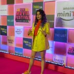 Kirti Kulhari Instagram - #thelist 💛 Is it on YOUR LIST ?? Now streaming on @amazonminitv which is on #amazon shopping app. ❤️ @roykapurfilms @gauravdway @angadbedi #launchevent #22sep22 #pvrjuhu Styled by @iamkirtikulhari 🤪 Hmu @nidhiagarwalmua ❤️ Suit @shopmonokrom ( thank u trishala for sending me this beautiful 2 piece) ❤️ Shirt @curated.findings is an online thrift store ( love the shirt and what u guys do ) ❤️ Shoes @converse.india 💛 And yes thank u @priyankachandra14 for all these videos and pictures ❤️ P.S - I am a big believer and supporter of second hand clothes ❤️