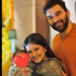 Kratika Sengar Instagram - Lil Devika's first Ganpati celebration with family..Ganpati Bappa Morya.. #harharmahadevॐ