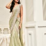 Krithi Shetty Instagram - Go green ✨ • • Outfit - @taruntahiliani Styled by - @ashwin_ash1 & @hassankhan_3 Shot by - @arifminhaz Hair - @hairbyvenky Makeup - @chaks_makeup Location courtesy- @fhousehyderabad