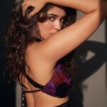 Krithi Shetty Instagram - Too glam to give a damn ✨ • • Outfit - @manishmalhotra05 @manishmalhotraworld Earrings - @lovelate20s Styled by - @ashwin_ash1 & @hassankhan_3 Shot by - @eshaangirri Makeup- @sadhnasingh1 Hair - @venkymakeupstudio