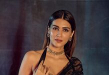 Kriti Sanon Instagram - Still feels like Diwali .. ✨🖤🖤 @dilnazkarbhary Styled by @sukritigrover @vanigupta.23 Hair by @aasifahmedofficial Makeup @adrianjacobsofficial 📸 @mohitvaru