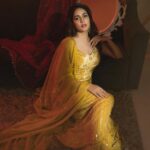 Lavanya Tripathi Instagram - A golden state of mine✨🫶🏻 . . Styling @manogna_gollapudi Dress @ease_kv @viralmantra Accessories @amrapalijewels Photographer @adrin_sequeira